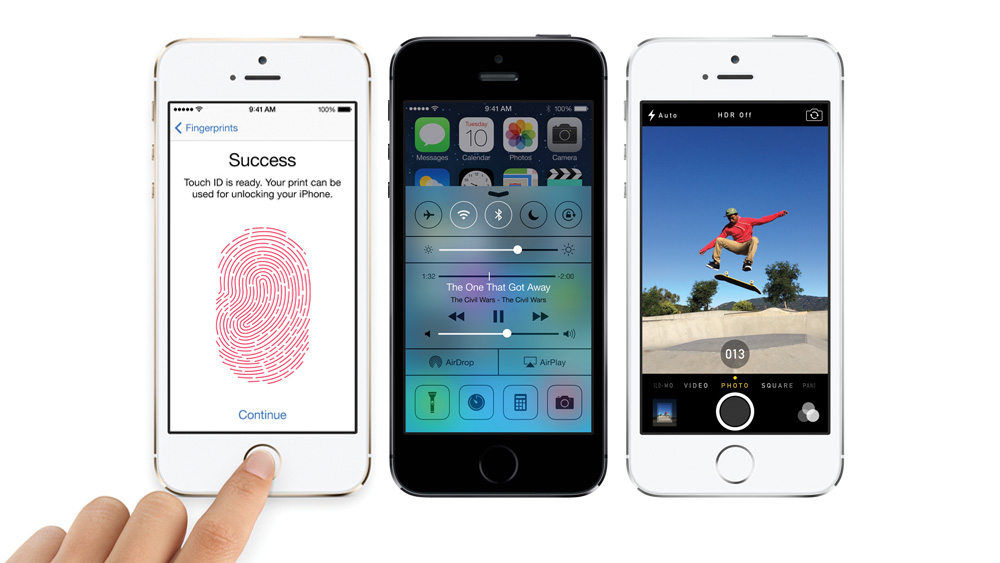 New features in iOS 7 Using the Touch ID fingerprint scanner