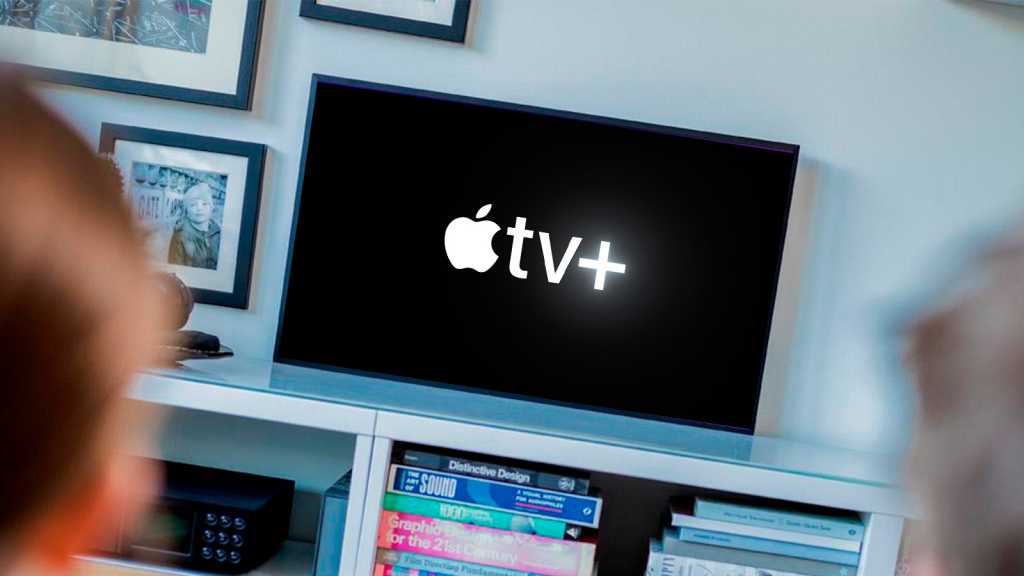 Logo de Apple TV+ en una TV