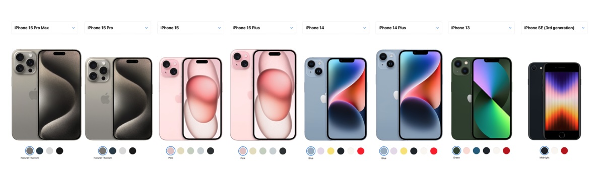 Every iPhone 2023-2024