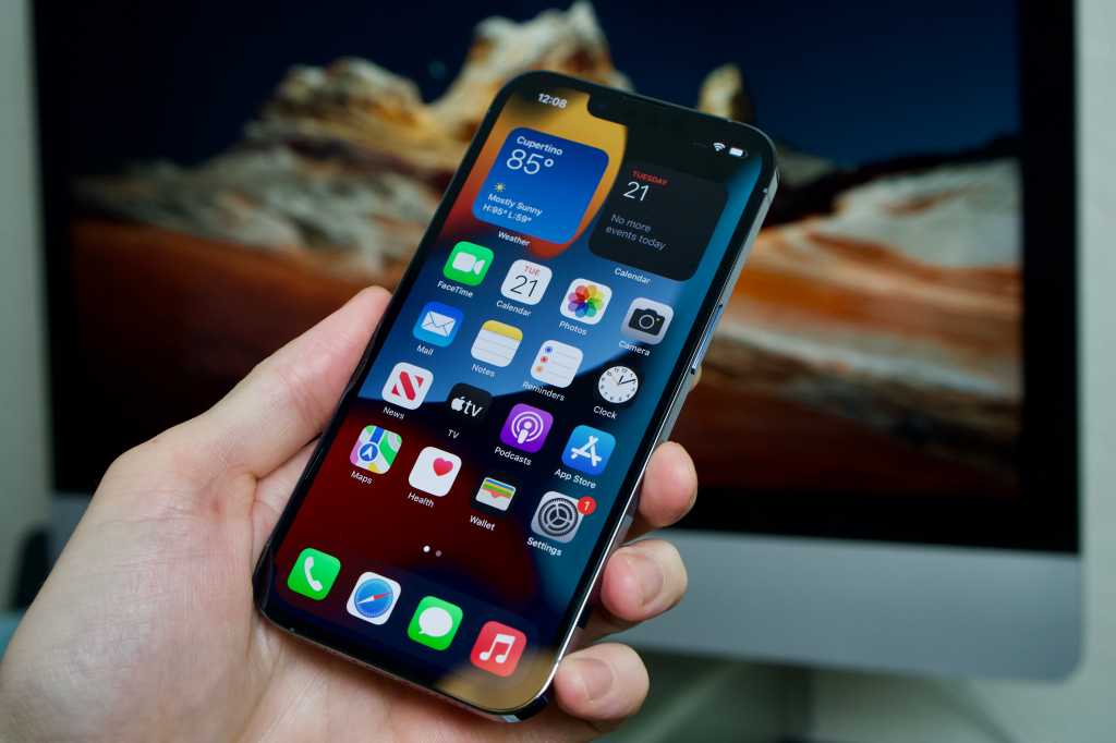 iPhone 13 Pro in hand