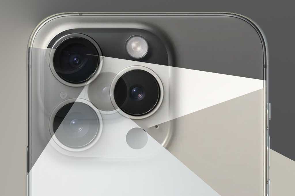 iPhone camera mosaic graphic
