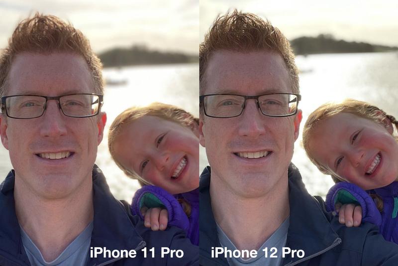 iPhone 12 Pro review: Selfie photo comparison