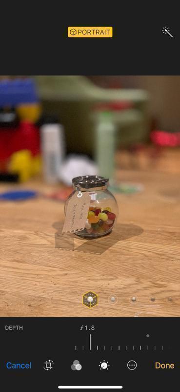 iPhone XS review: Post-shot bokeh edit
