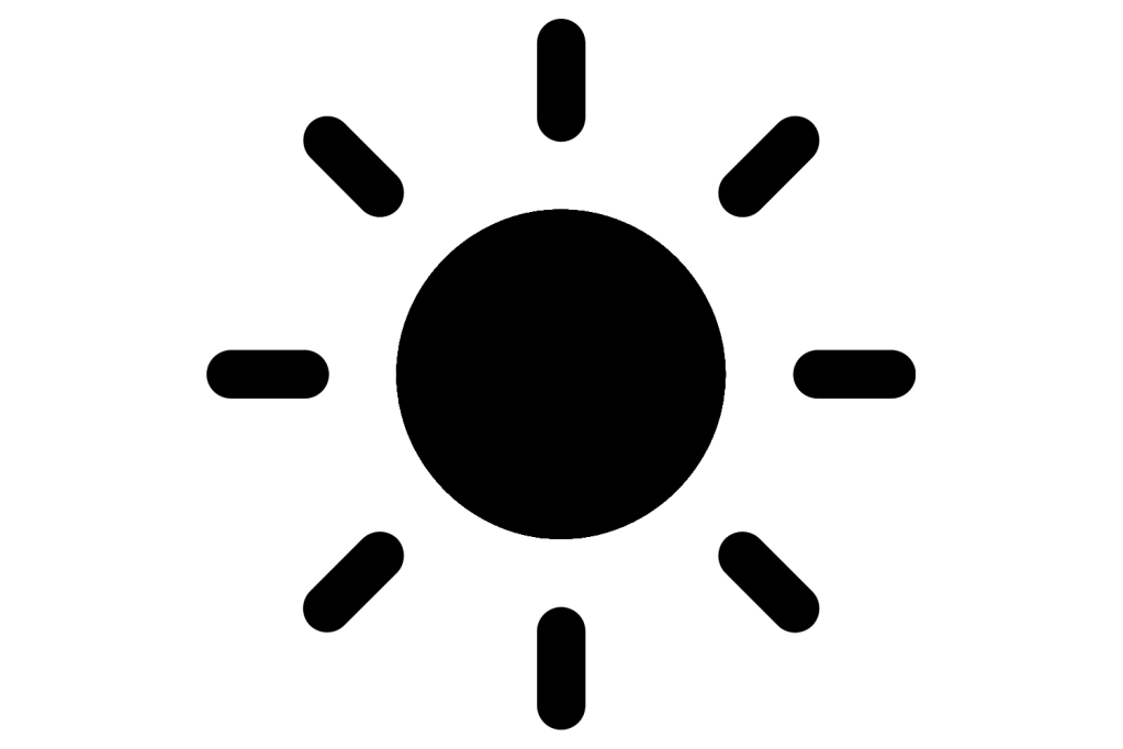 Brightness symbol